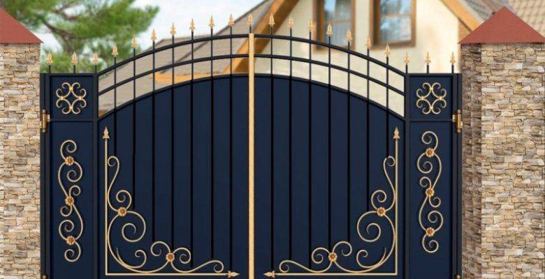 Кованные ворота: украшаем свой двор красивыми витыми воротами