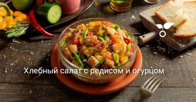 Хлебный салат с редисом и огурцом - botanichka.ru - Чили