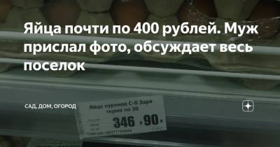 Яйца почти по 400 рублей. Муж прислал фото, обсуждает весь поселок - zen.yandex.ru - Хабаровск