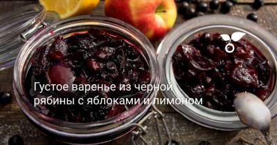 Густое варенье из черной рябины с яблоками и лимоном - botanichka.ru