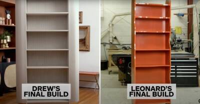 Дрю Скотт - Леонард Бессемер - ВИДЕО. Как два дизайнера переделали обычный книжный шкаф из IKEA до неузнаваемости - rus.delfi.lv