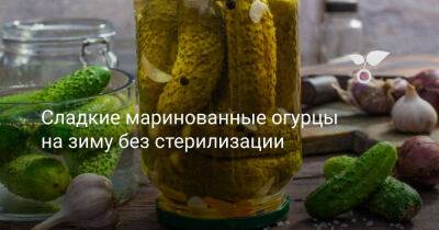 Сладкие маринованные огурцы на зиму без стерилизации - botanichka.ru