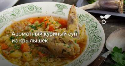 Ароматный куриный суп из крылышек - botanichka.ru
