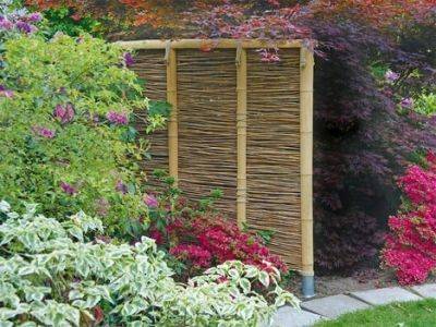 Строим садовый забор из бамбука своими руками - remstd.ru