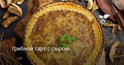 Грибной тарт с сыром - botanichka.ru