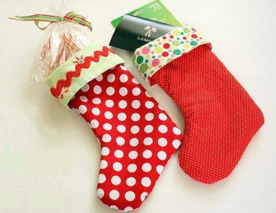 Как сделать носок на рождество своими руками, фото - vsadu.ru