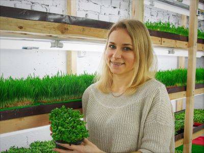Фермерка из Луцка выращивает более 10 видов микрозелени для торговых сетей - seeds.org.ua