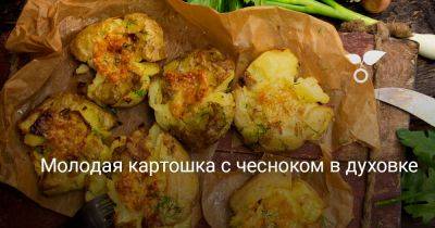 Молодая картошка с чесноком в духовке - botanichka.ru