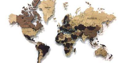 Отличный подарок зятю: деревянная карта мира - thisisdacha.ru