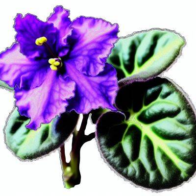 Тёплый свет для сенполии - selomoe.ru